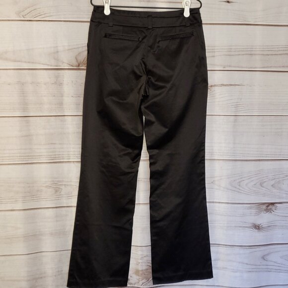 Willi Smith Women’s Satiny Black Slacks Sz 6 - Picture 4 of 8